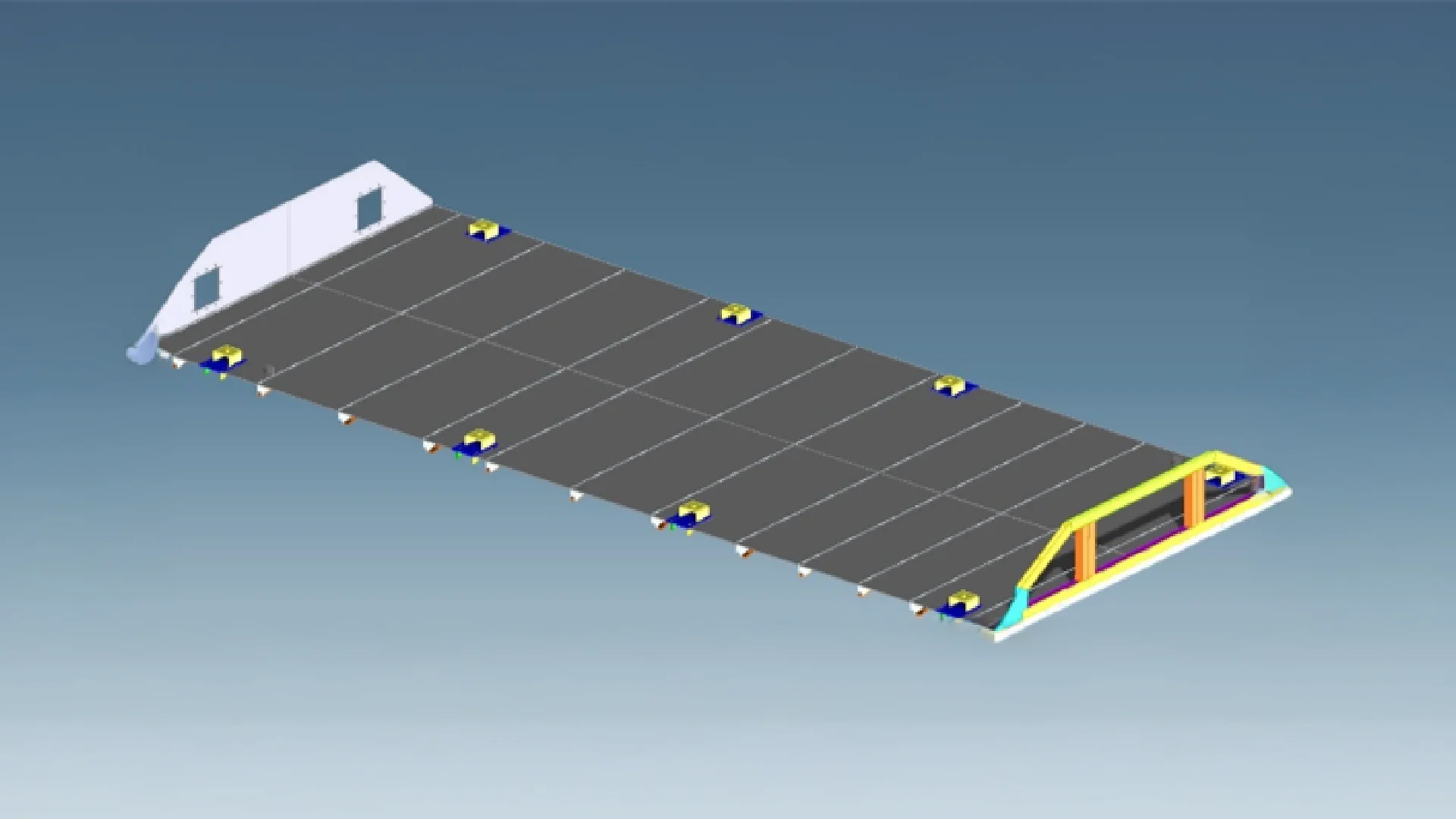 Photon Dachsegment Komponente für ÖBB Nachtzug