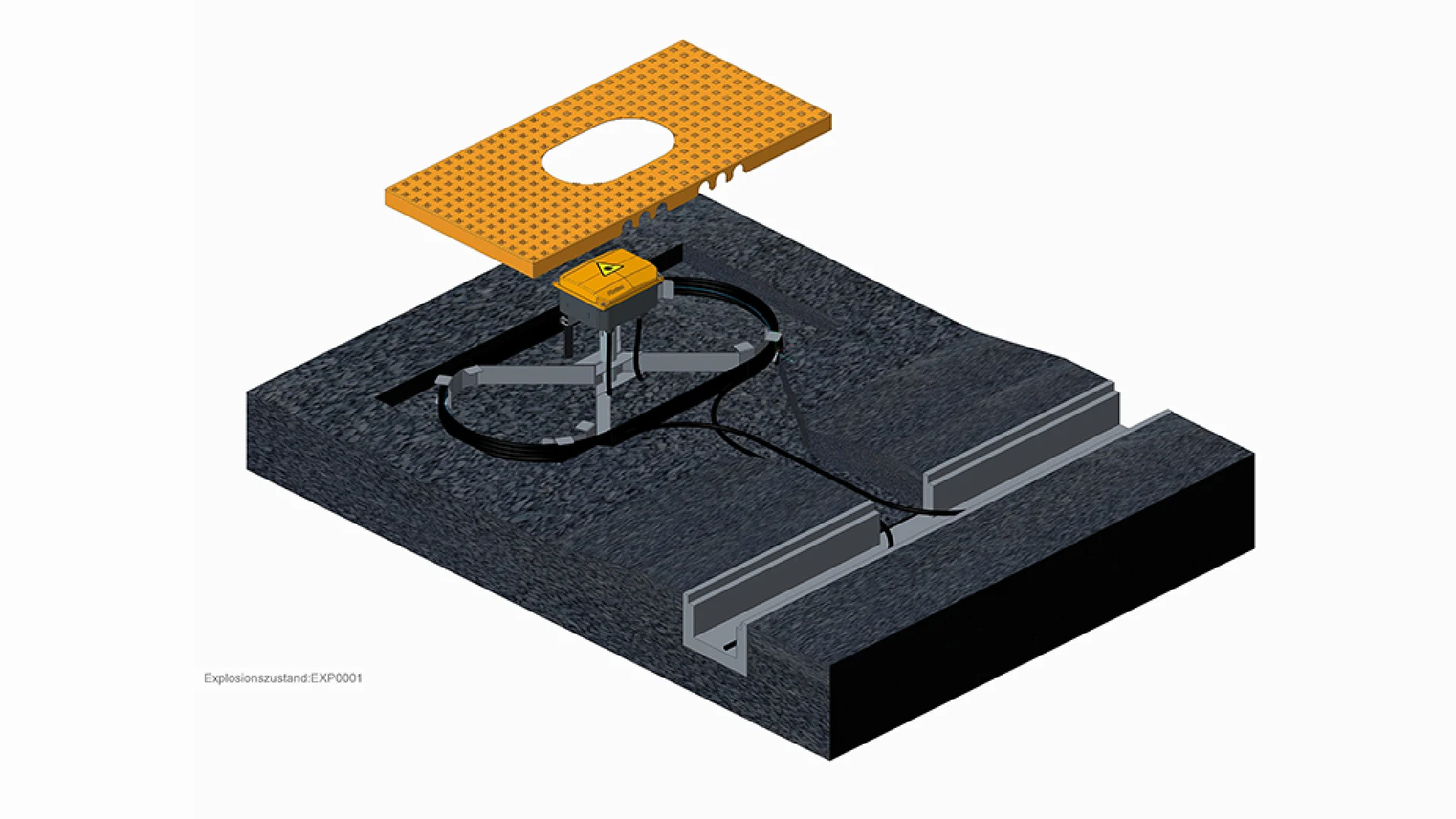 Photon Anschlusskasten SEW95-LWL, in einem LWL-Ring