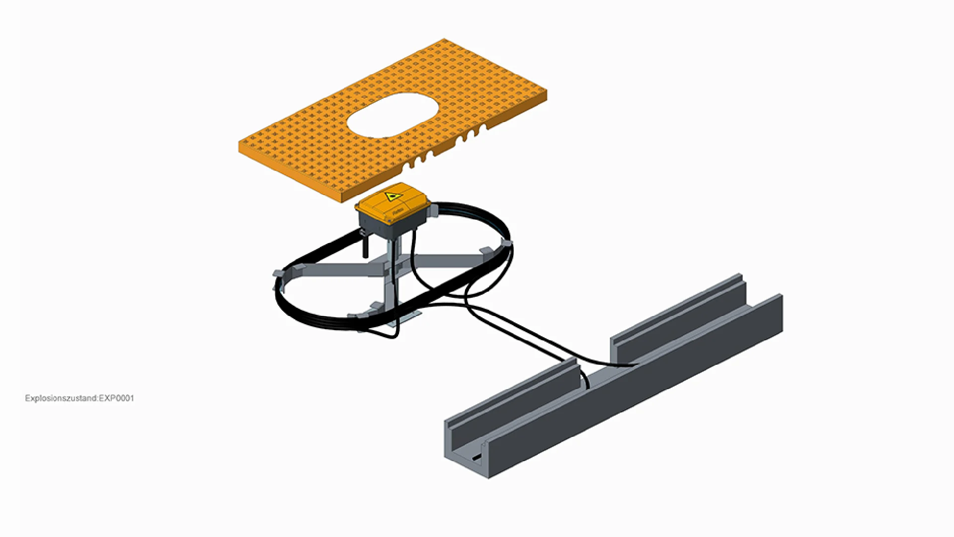 Photon Anschlusskasten SEW95-LWL, in einem LWL-Ring