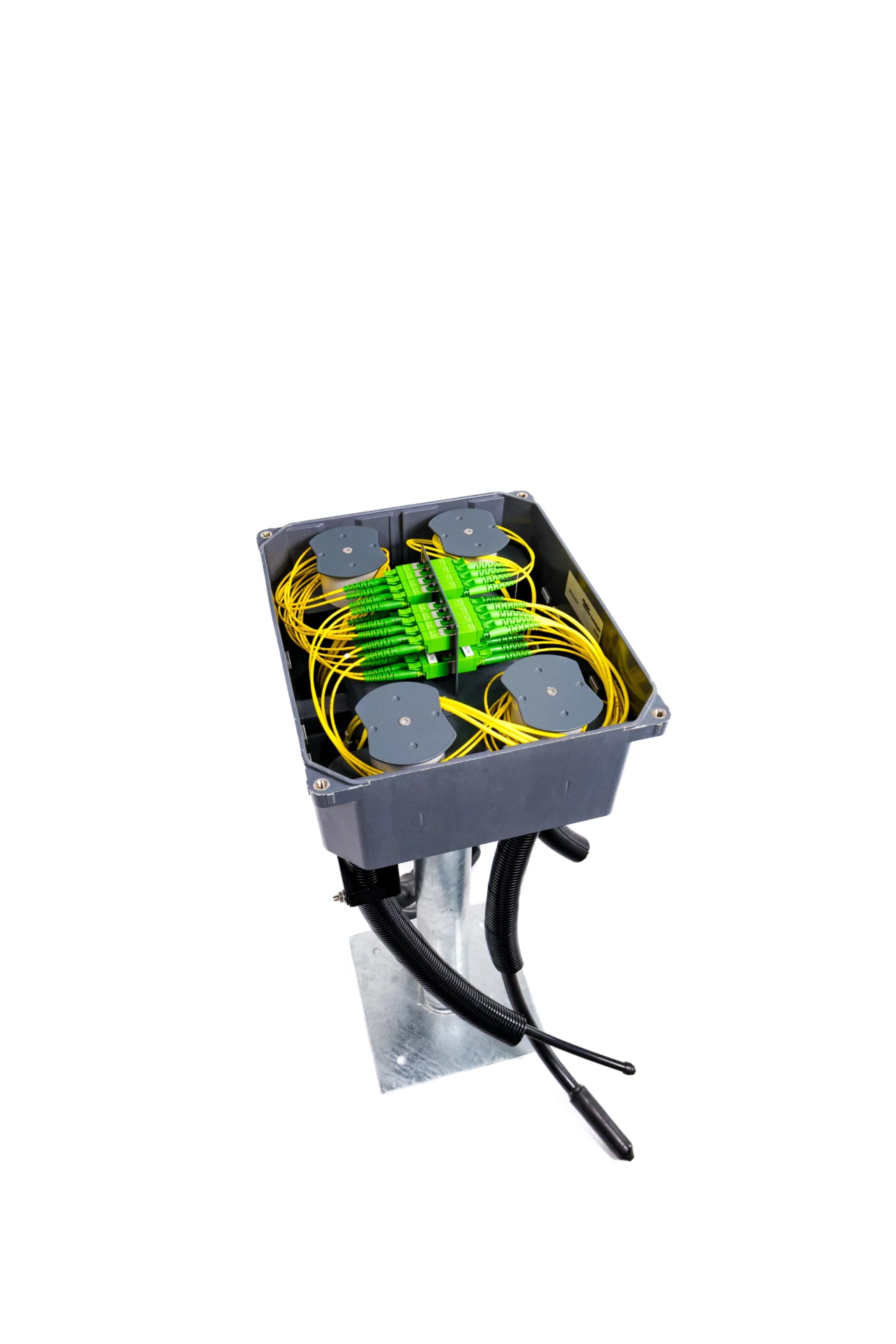 geöffneter Photon Anschlusskasten SEW95-LWL