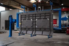 Side wall in Photon production hall