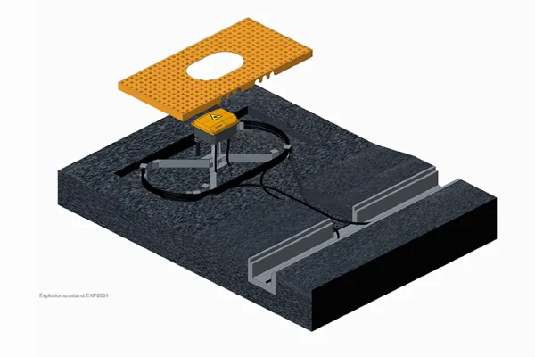 Photon Anschlusskasten SEW95-LWL, in einem LWL-Ring