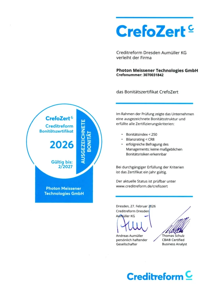 CrefoZert Photon Meissener Technologies GmbH